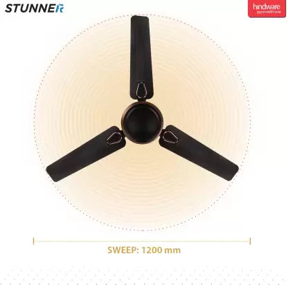 Hindware Stunner 1200 mm 3 Blade Ceiling Fan (Chestnut Bronze, Pack of 1) Hindware Stunner 1200 mm 3 Blade Ceiling Fan (Chestnut Bronze, Pack of 1)